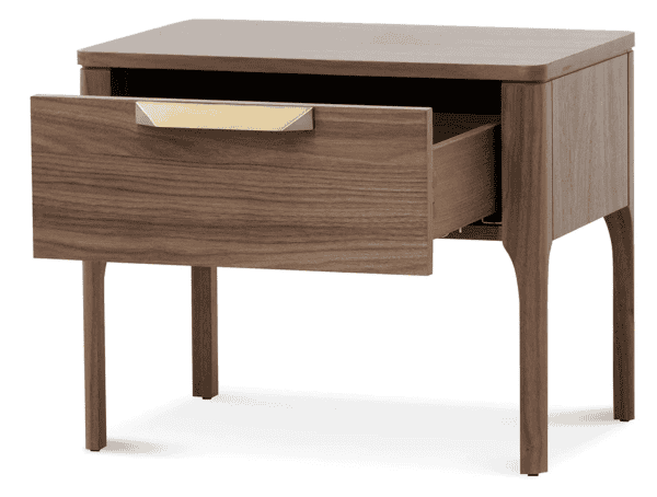 THURID Bedside Table - 55cm Walnut - Image 2